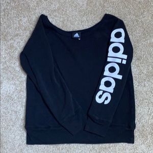 Adidas Off-the-Shoulder Sweatshirt